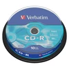 Kép 1/3 - CD-R lemez, 700MB, 52x, 10 db, hengeren, VERBATIM "DataLife"