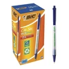 Kép 1/2 - Golyóstoll, 0,32 mm, nyomógombos, BIC "Clic Stic ecolutions", kék