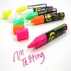 Kép 2/2 - Krétamarker, 2,5 mm, 1 db/bliszter, FLEXOFFICE "Chalkmarker", fehér