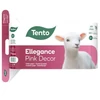 Kép 1/2 - Toalettpapír, 3 rétegű, 16 tekercses, TENTO "Ellegance Pink Decor", fehér