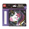 Kép 1/2 - Képkarcoló füzet, APLI Kids "Magic Scratch", unikornis