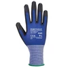Kép 1/2 - Védőkesztyű, nylon, PU tenyéren mártott, XL méret "Senti-Flex", kék