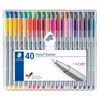 Kép 1/4 - Tűfilc készlet, 0,3 mm, STAEDTLER "Triplus® 334", 40 különböző szín