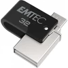 Kép 1/2 - Pendrive, 32GB, USB 2.0, USB-A/microUSB, EMTEC "T260B Mobile&Go"