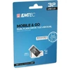 Kép 2/2 - Pendrive, 32GB, USB 2.0, USB-A/microUSB, EMTEC "T260B Mobile&Go"