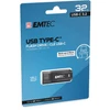 Kép 3/3 - Pendrive, 32GB, USB-C 3.2, EMTEC "D400 Type-C", fekete