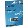 Kép 3/3 - Pendrive, 64GB, USB-C 3.2, EMTEC "D400 Type-C", fekete