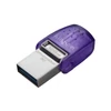 Kép 1/3 - Pendrive, 128GB, USB 3.2, USB/USB-C, KINGSTON "DT MicroDuo 3C"