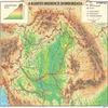 Kép 2/2 - Könyökalátét, kétoldalas, STIEFEL "Magyarország domborzata/ Kárpát medence domborzata "