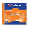 Kép 1/3 - DVD-R lemez, AZO, 4,7GB, 16x, 1 db, normál tok, VERBATIM