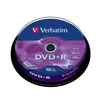 Kép 1/4 - DVD-R lemez, AZO, 4,7GB, 16x, 10 db, hengeren, VERBATIM