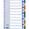 Kép 1/2 - Regiszter, műanyag, A4, 10 részes, ESSELTE