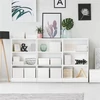 Kép 5/5 - Tárolódoboz, kocka alakú, ESSELTE "Home", fehér