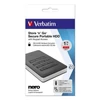 Kép 1/4 - 2,5" HDD (merevlemez), 1TB, USB 3.1, jelszavas titkosítás, VERBATIM "Secure Portable", fekete