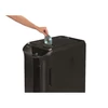 Kép 1/6 - Iratmegsemmisítő, mikrokonfetti, 600 lap, FELLOWES "AutoMax 600M", fekete