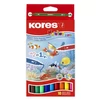 Kép 1/3 - Filctoll készlet, 1-3 mm, kimosható, KORES "Korellos 2in1", 10 különböző szín