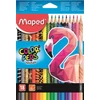 Kép 1/7 - Színes ceruza készlet, háromszögletű, MAPED "Color`Peps Animal", 18 különböző szín