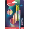 Kép 1/8 - Filctoll készlet, 2,5 mm, kimosható, MAPED "Nightfall", 12 különböző szín