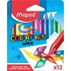 Kép 1/3 - Zsírkréta, MAPED "Color`Peps Wax", 12 különböző szín