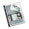 Kép 1/5 - Bemutatómappa, lefűzhető, 20 zsebes, A4, VIQUEL, "Essentiel", fekete