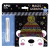 Kép 1/2 - Varázsfüzet, APLI "Magic Scratch Winter", téli mintákkal
