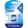 Kép 1/3 - Memóriakártya, SDXC, 64GB, CL10/U1, 90/10 MB/s, VERBATIM "Premium"