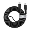 Kép 1/6 - USB kábel, USB-C - USB-C, 1,2 m, RIVACASE "PS6005", fekete