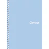 Kép 1/4 - Spirálfüzet, kockás, A6, 80 lap, PP borító, SHKOLYARYK "Genius Pastel", vegyes