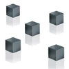 Kép 1/3 - Mágnes, kocka, 11x11x11 mm, 5 db, SIGEL " Artverum®", titánszürke