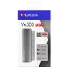 Kép 1/4 - SSD (külső memória), 120 GB, USB 3.1, VERBATIM "Vx500", szürke