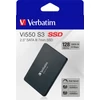 Kép 1/3 - SSD (belső memória), 128GB, SATA 3, 430/560MB/s, VERBATIM "Vi550"