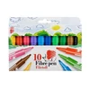 Kép 1/10 - Filctoll készlet, 1-3 mm, ICO "Süni", 10 különböző szín