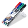 Kép 2/3 - Alkoholos marker készlet, OHP, 0,4 mm, STAEDTLER "Lumocolor 313", 4 különböző szín