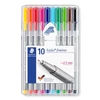 Kép 1/2 - Tűfilc készlet, 0,3 mm, STAEDTLER "Triplus 334", 10 különböző szín