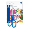 Kép 1/4 - Olló, iskolai, 14 cm, balkezes, STAEDTLER "Noris 965", kék