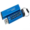 Kép 1/2 - Pendrive, 16GB, USB 3.0, Keypad, KINGSTON "DT2000", kék