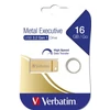 Kép 1/3 - Pendrive, 16GB, USB 3.2, VERBATIM "Executive Metal" arany