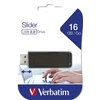 Kép 1/4 - Pendrive, 16GB, USB 2.0, VERBATIM "Slider", fekete