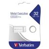 Kép 1/3 - Pendrive, 32GB, USB 2.0,  VERBATIM "Executive Metal", ezüst