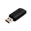 Kép 4/5 - Pendrive, 32GB, USB 2.0, 10/4MB/sec, VERBATIM "PinStripe", fekete