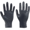 Kép 1/4 - SPOONBILL BLACK nitril púdermentes XL