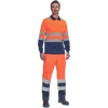 Kép 7/15 - LEON HV póló hosszú ujjú sárga\/navy