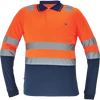 Kép 3/15 - LEON HV póló hosszú ujjú narancs\/navy