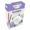 Kép 1/2 - Kalligrafikus ecsetirón készlet, PENTEL "Brush Sign", 4 különböző szín