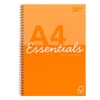 Kép 2/4 - Spirálfüzet, A4, vonalas, 80 lap, PUKKA PAD "Unipad Essentials Jotta", vegyes