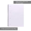 Kép 4/4 - Spirálfüzet, A4, vonalas, 80 lap, PUKKA PAD "Unipad Essentials Jotta", vegyes