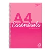 Kép 1/4 - Spirálfüzet, A4, vonalas, 80 lap, PUKKA PAD "Unipad Essentials Jotta", vegyes