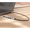 Kép 6/7 - USB elosztó-HUB, 4 port, USB 2.0, TRUST "Halyx", ezüst