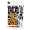 Kép 1/5 - Golyóstoll, 0,27 mm, kupakos, vegyes testszín, ZEBRA "Animal Doodler`z", kék