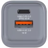 Kép 2/8 - Hálózati töltő, 1xUSB-C PD (35W), USB-A QC 3.0, EU / UK / US, GaN, VERBATIM